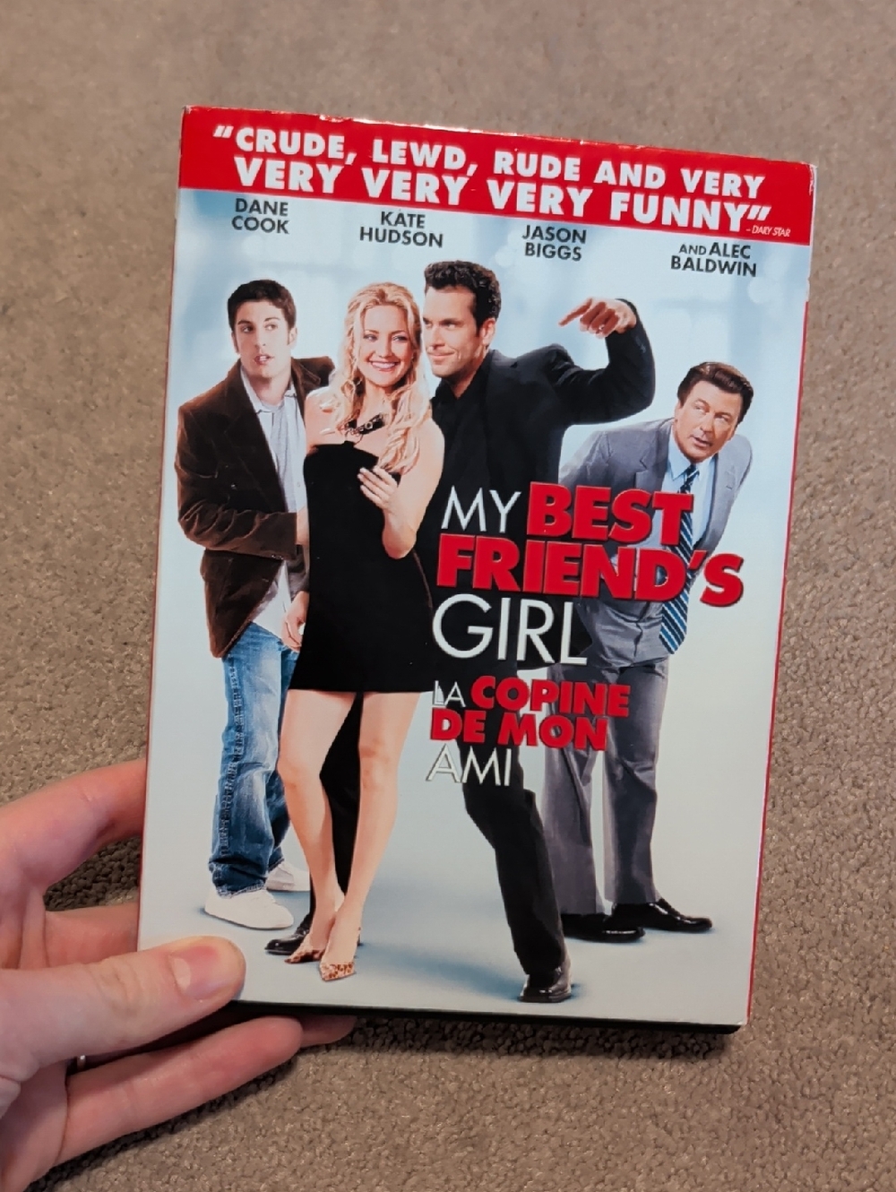 💜 5/$20 My Best Friend's Girl‎ DVD Movie - Red, White, Black